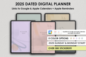 2025 Digital Planner Goodnotes