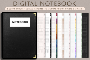 digital planner notebook