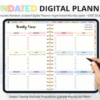 Undated Digital Planner Monday Starts