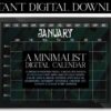 Gothic Green Digital Monthly Planner