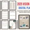 2025 Vision Board Digital Planner