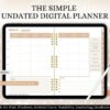 Minimalist Undated Digital Planner