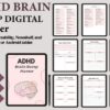 Digital ADHD Brain Dump Planner Canva