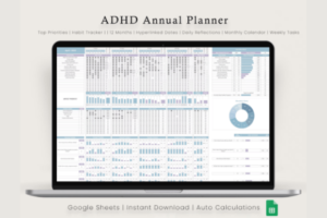 ADHD Life Planner for Google Sheet