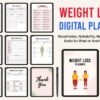 Digital Weight LOSS Planner Canva